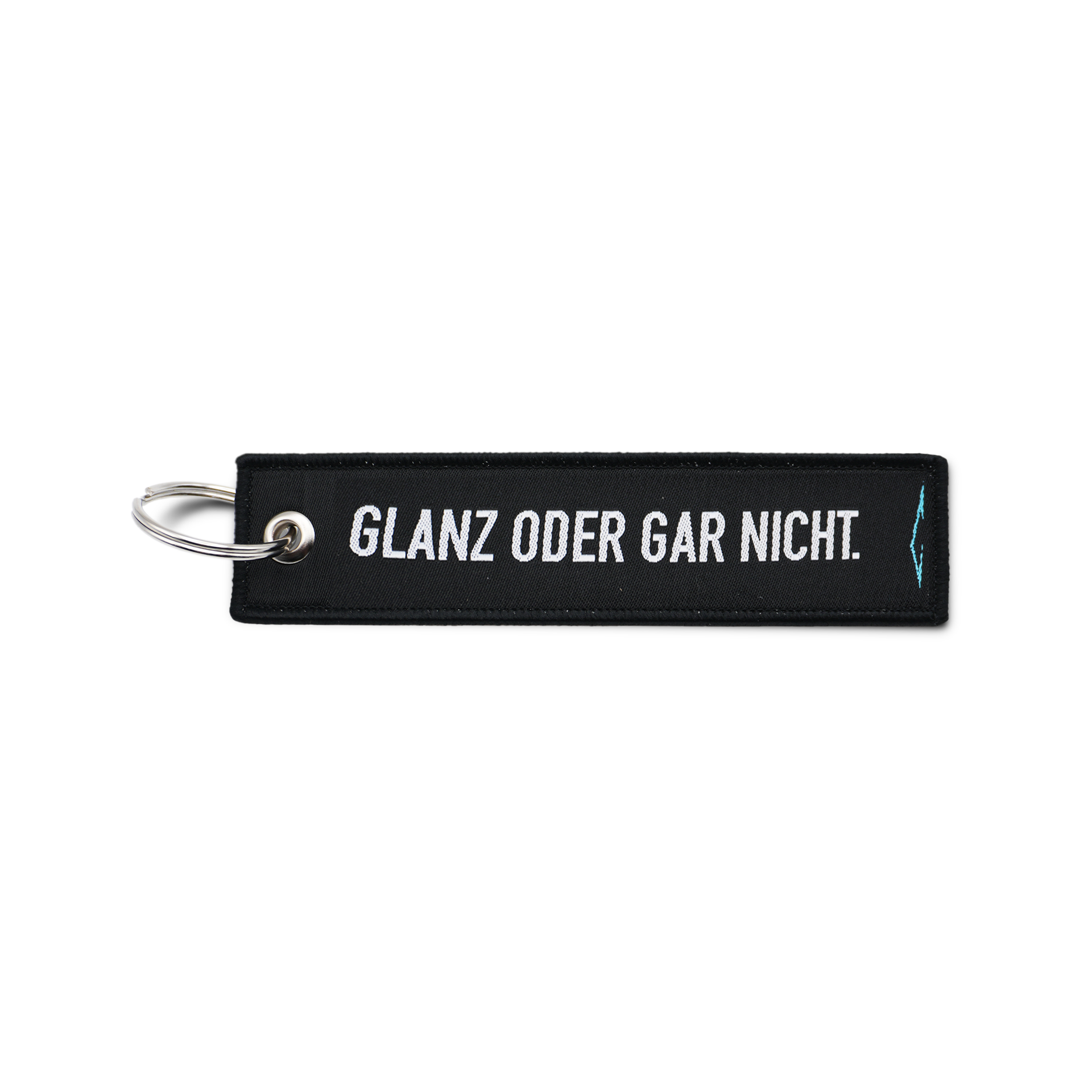 Jet-Tag Schlüsselanhänger "Glanz oder gar nicht."