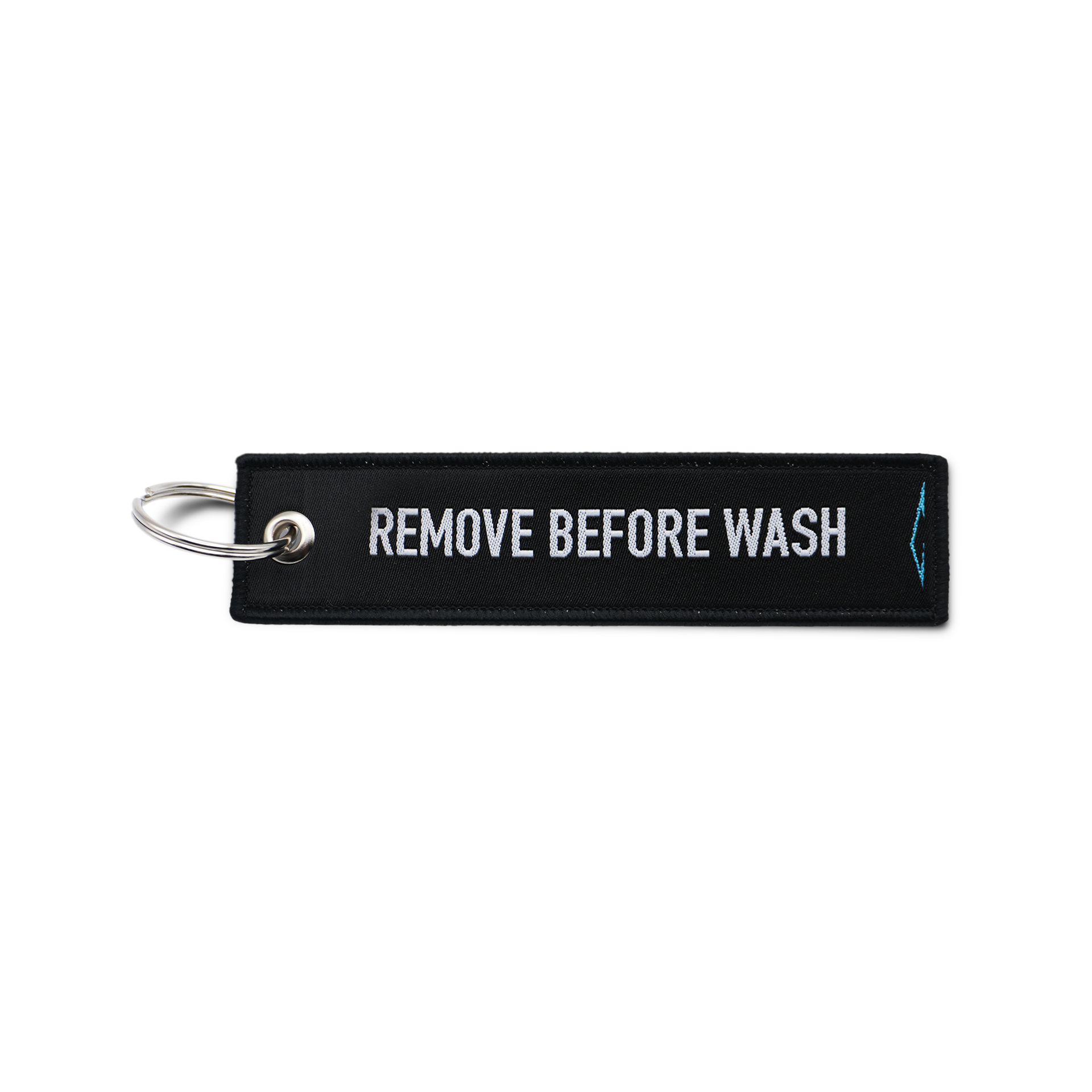 Jet-Tag Schlüsselanhänger "REMOVE BEFORE WASH"